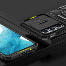 Ударостійкий чохол Camshield Army Ring для Samsung Galaxy S25 FE – Чорний