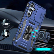 Ударостійкий чохол Camshield Army Ring для Samsung Galaxy S25 FE – Синій