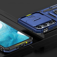 Ударостійкий чохол Camshield Army Ring для Samsung Galaxy S25 FE – Синій