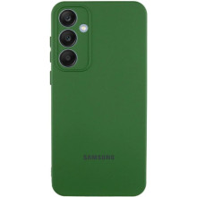 Чехол Silicone Cover Lakshmi Full Camera (AA) with logo для Samsung Galaxy S25 FE – Зеленый