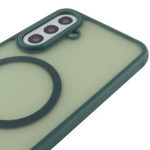 Чохол TPU Bloom with MagSafe для Samsung Galaxy S25 FE – Зелений