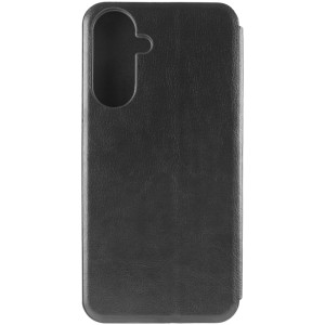 Шкіряний чохол-книжка Belora для Samsung Galaxy S25 FE – Чорний
