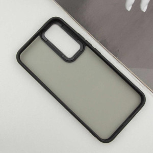 Чехол TPU+PC Lyon Frosted для Samsung Galaxy S25 FE – Черный