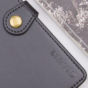 Шкіряний чохол-книжка GETMAN Gallant (PU) для Samsung Galaxy S25 FE – Чорний