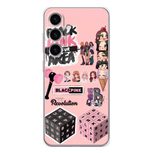 Чохли з картинкою для Samsung Galaxy S25 FE – BLACK PINK колаж