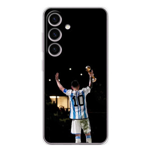 Чехлы Лео Месси Аргентина для Samsung Galaxy S25 FE – Лео Чемпион