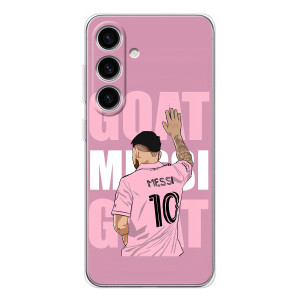 Чехлы Лео Месси в Майами на Samsung Galaxy S25 FE (GOAT MESSI)