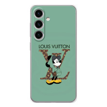 Чохли Луі Вітон для Samsung Galaxy S25 FE (AlphaPrint - LOUIS VUITTON) (Міккі Маус LV)