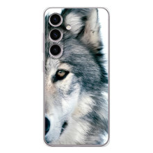 Чехлы с картинками животных Samsung Galaxy S25 FE (Волк)