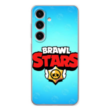 Чехлы Brawl Stars для Samsung Galaxy S25 FE (AlphaPrint) (Лого Бравл Старс)