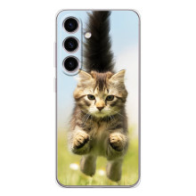 Чохли з Котиками для Samsung Galaxy S25 FE (VPrint) (Прижок кота)
