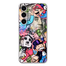 Чехлы с крутыми принтами для Samsung Galaxy S25 FE - (PREMIUMPrint) (Monopoly man)