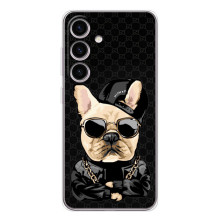 Чехлы с крутыми принтами для Samsung Galaxy S25 FE - (PREMIUMPrint) (Стильная собака)