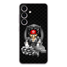 Чехлы с крутыми принтами для Samsung Galaxy S25 FE - (PREMIUMPrint) (Супер Марио)