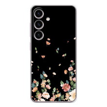 Чохол для Сэмсунг Гэлакси С25 ФЕ - з принтом (Дизайнерські) (AlphaPrint) (Маленькі квіти)