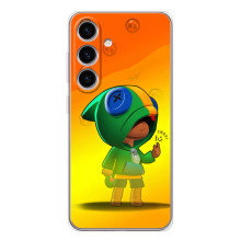 Чехол для Samsung Galaxy S25 FE Бравл Старс (VPrint) (Мальчик Леон)