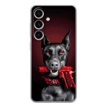 Чохол ДОБЕРМАН  для Samsung Galaxy S25 FE (Доберман злий)
