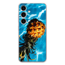 Чехол с изображением  вкусной еды для Samsung Galaxy S25 FE (Ананас)
