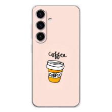 Чехол с изображением  вкусной еды для Samsung Galaxy S25 FE (Кружка кофе)