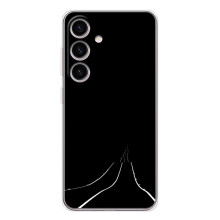 Чохол з картинками на чорному фоні для Samsung Galaxy S25 FE – Дорога