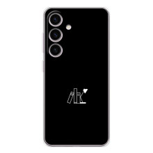 Чохол з картинками на чорному фоні для Samsung Galaxy S25 FE – Книжки