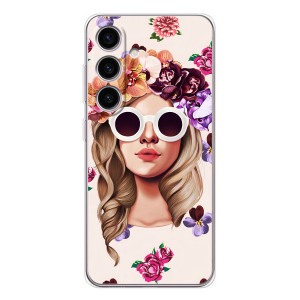 Чохол з картинкою Модні Дівчата Samsung Galaxy S25 FE – Дівчина в окулярах