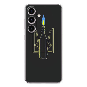Чехол с картинкой (Патриотический ГЕРБ) на Samsung Galaxy S25 FE (Герб - Молотова)