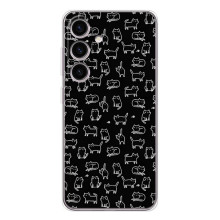 Чохол з принтом для Samsung Galaxy S25 FE (AlphaPrint) Модні коти (Маленькі котики)