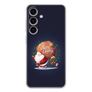 Чехол Санта Клаус для Samsung Galaxy S25 FE – Подарки от Санты