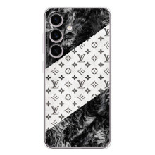 Чохол Стиль Louis Vuitton на Samsung Galaxy S25 FE – LV на білому