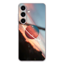 Чехол (ТПУ) с планетами на Samsung Galaxy S25 FE
