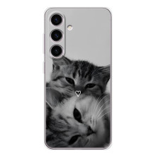 Чохол з малюнком кіт на Samsung Galaxy S25 FE (Пара котів)