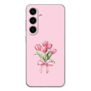 Чехол с розовым рисунком для Samsung Galaxy S25 FE