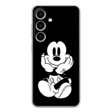 Эксклюзивный чехол для Samsung Galaxy S25 FE (AlphaPrint - Мультяшные) (Микки на черном)