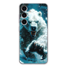 Чехол с картинкой «Хищники» для Samsung Galaxy S25 FE (Медведь)