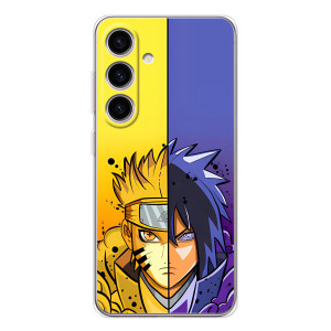 Купить Чехлы на телефон с принтом Anime для Samsung Galaxy S25 FE (Naruto Vs Sasuke)