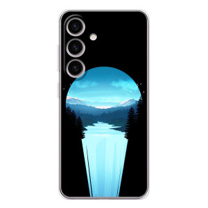 Летний Чехол на Samsung Galaxy S25 FE – Синий Водопад