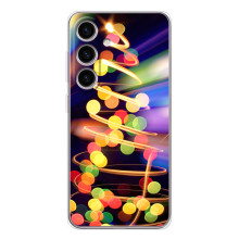 Новогодние Чехлы для Самсунг Гэлакси С25 ФЕ (VPrint) – Елка с гирлянд