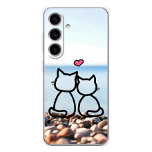 Силіконові Чохли Коханій людині для Samsung Galaxy S25 FE – Котейки
