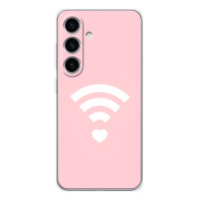 Силіконові Чохли Коханій людині для Samsung Galaxy S25 FE – WiFi Love