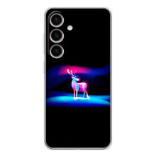 Силіконовий бампер з картинкою звірів для Samsung Galaxy S25 FE (Яскравий олень)