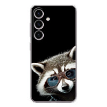 Силіконовий Чохол з Энотами  на Samsung Galaxy S25 FE – Стильний Єнот