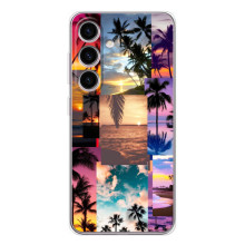 Силиконовый чехол с КАРТИНКАМИ лето для Samsung Galaxy S25 FE (AlphaPrint) (Летний отпуск)