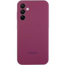 Чехол Silicone Cover Lakshmi Full Camera (AAA) with Logo для Samsung Galaxy S25+ – Бордовый