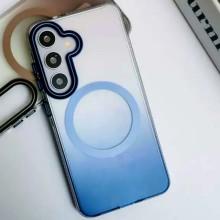 Чохол TPU+PC Phantom with MagSafe для Samsung Galaxy S25+ – Блакитний