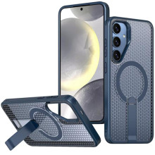 Чехол TPU Breeze with MagSafe stand для Samsung Galaxy S25+ / S24+ – Голубой