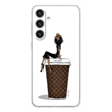 Чохли Луі Вітон для Samsung Galaxy S25 Plus (AlphaPrint - LOUIS VUITTON) (кава LOUIS VUITTON)