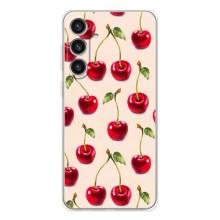 Чохли з фруктами для Samsung Galaxy S25 Plus (VPrint) (Черешня)
