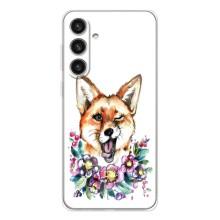 Чехлы с картинкой Лисички для Samsung Galaxy S25 Plus (VPrint) (Веселая лисичка)