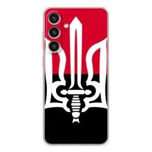 Чехлы УПА (Красно-Чёрный) на Samsung Galaxy S25 Plus – Герб Украины